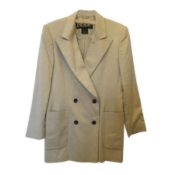 Escada Jackets & Blazers - Escada Beige Cashmere Blend Blazer  8  M